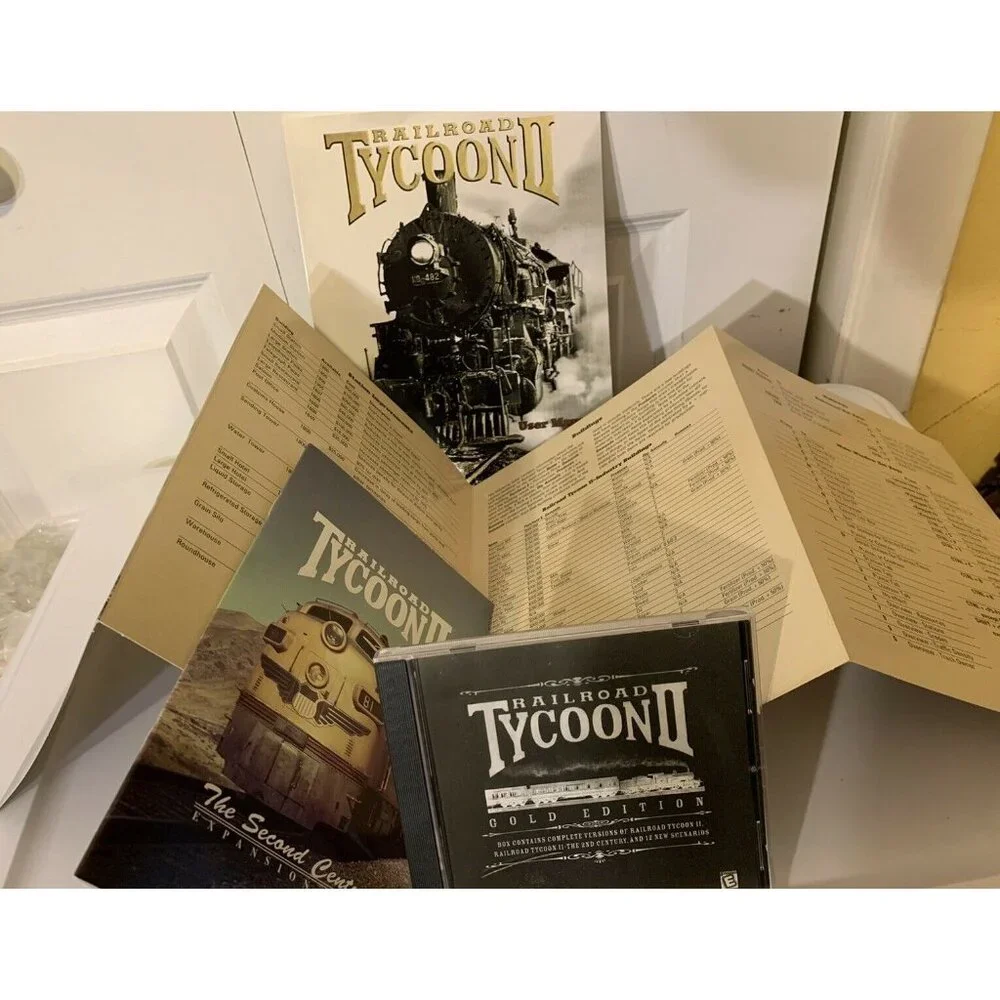 Railroad Tycoon II Gold Edition PC / Computer Big Box‎ Game